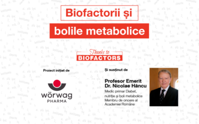 Webinarii gratuite despre beneficiile biofactorilor în bolile metabolice